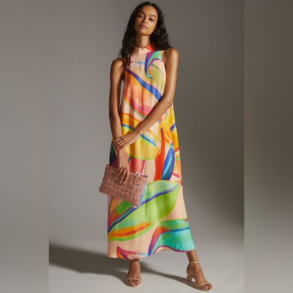 Farm Rio Halter Maxi Dress - Picture 1 of 7
